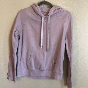 Plain purple hoodie